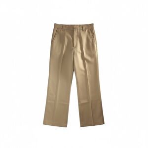 Vintage Levi's X Wildfire | 1970s Tan Flare Trouser Slacks Size 28/6